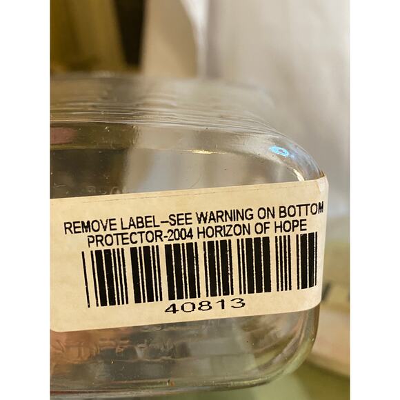 Longaberger 2004 Horizon of Hope /A.C.S. Basket w/Liner, Protector, Lid & Tie-On - Picture 8 of 16